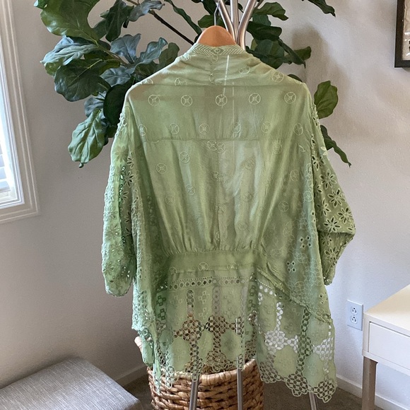 Johnny Was | Sage Tea Baez Salacia Kimono - Size M - Picture 5 of 6